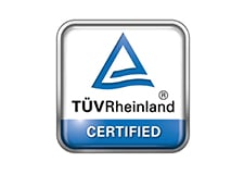 TUV Rhineland Certified