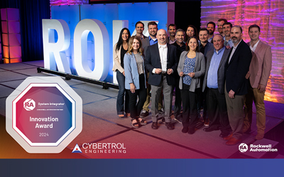 Cybertrol Wins Rockwell Automation PartnerNetwork System Integrator Innovation Award
